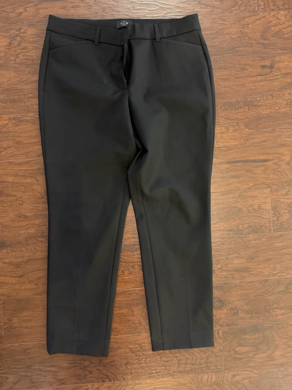 White House Black Market Black Cropped Dress Pants size 10 -27” inseam
